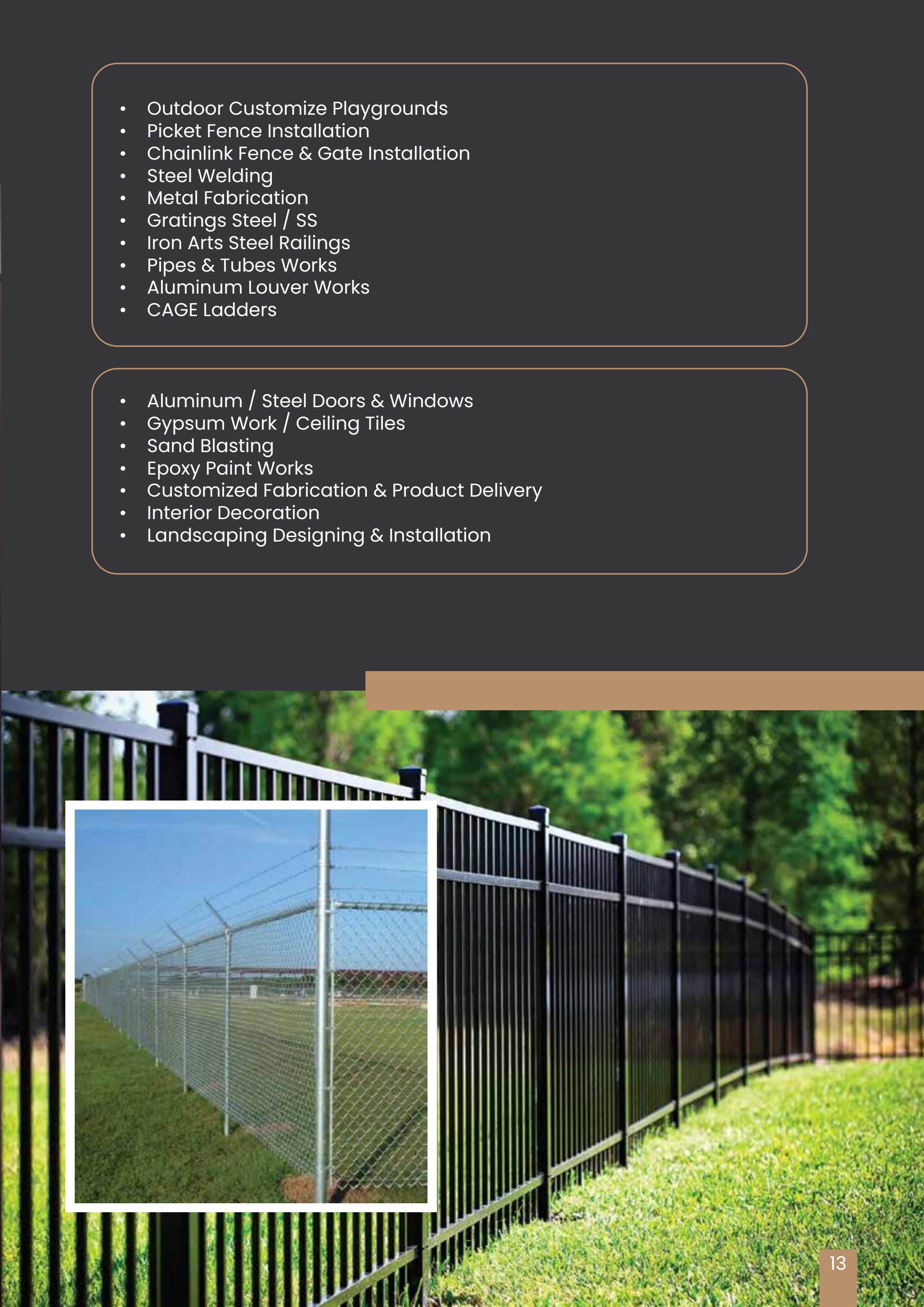 HetrA company profile — page 15: Specialization List
