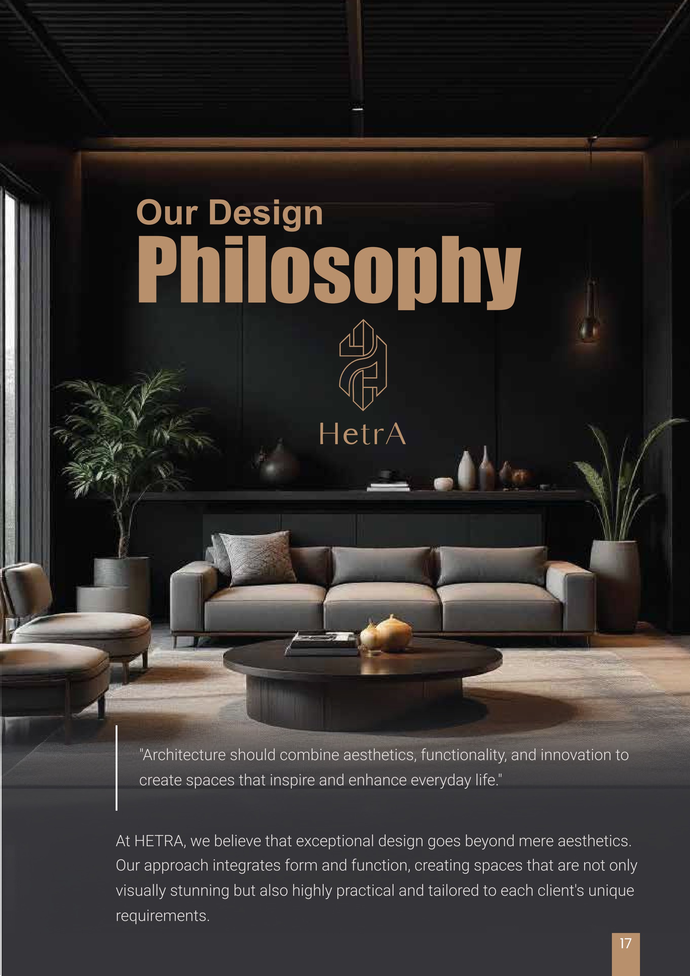 HetrA company profile — page 19: Design Philosophy