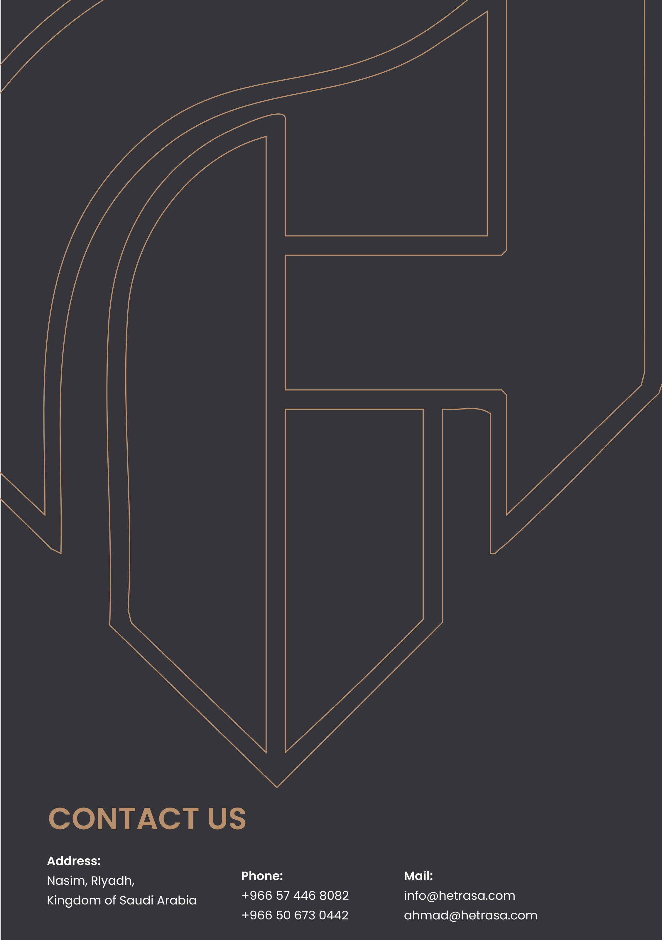 HetrA company profile — page 34: Contact Us